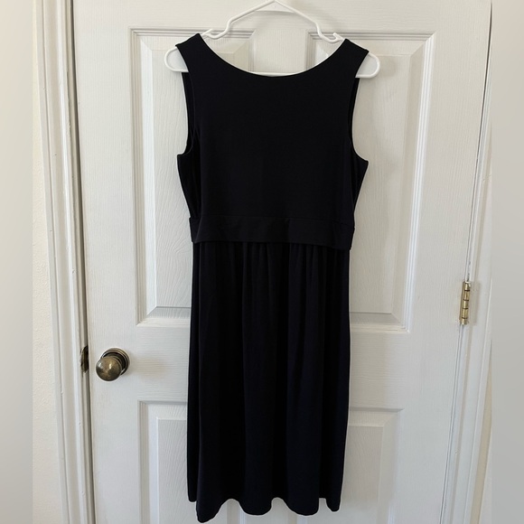 Lands' End Black Sleeveless Cross Dress - Picture 3 of 3
